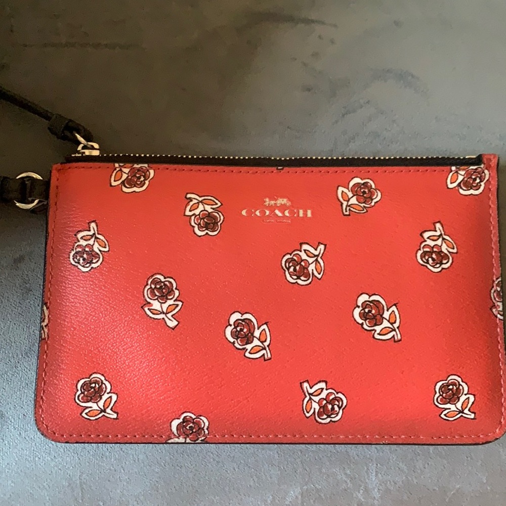 Coach wristlet bag